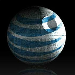 AT&T Death Star Logo AT&T Death Star Logo